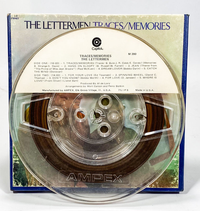 Traces / Memories by The Lettermen Reel to Reel Tape 7 1/2 IPS Capitol