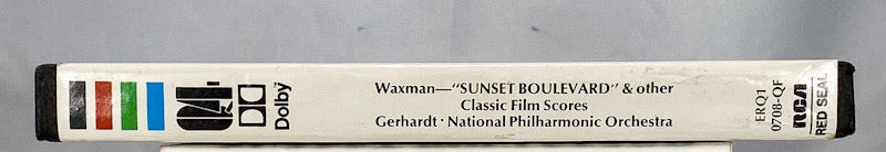 Sunset Boulevard Film Scores by Waxman Gerhardt Quad Reel Tape 7 1/2 IPS RCA