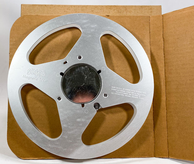 Scotch Metal 10 1/2" 1/2" Wide Reel to Reel Take Up Reel With Box