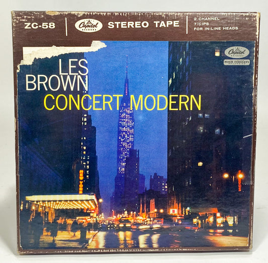 Concert Modern Les Brown Reel to Reel Tape 7 1/2 IPS Capitol Two Track