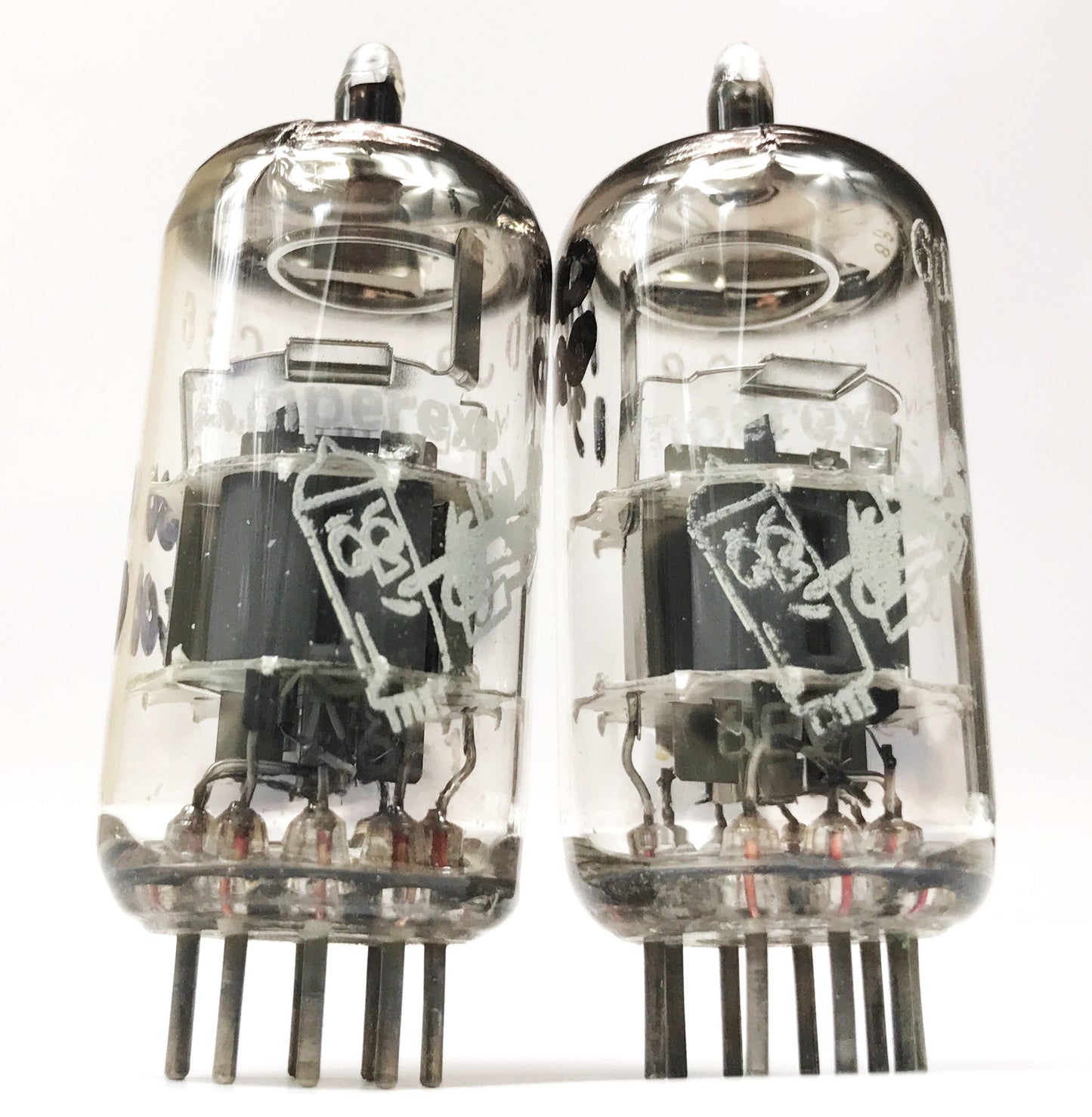 Amperex 6DJ8 / ECC88 Buggle Boy O Getter Balanced and Matched Tubes