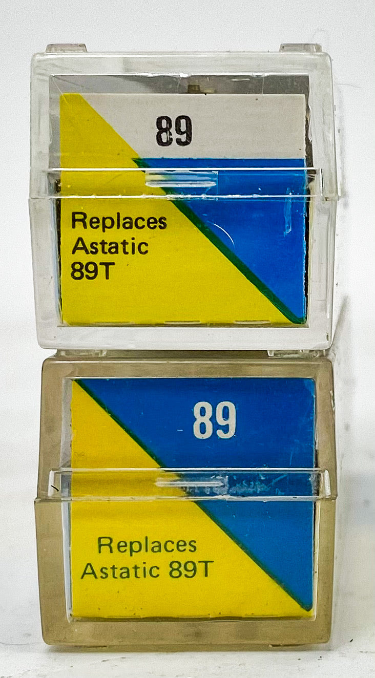 Electro-Voice Astatic 89 / 89T Turntable Cartridge Stylus Set of Two *