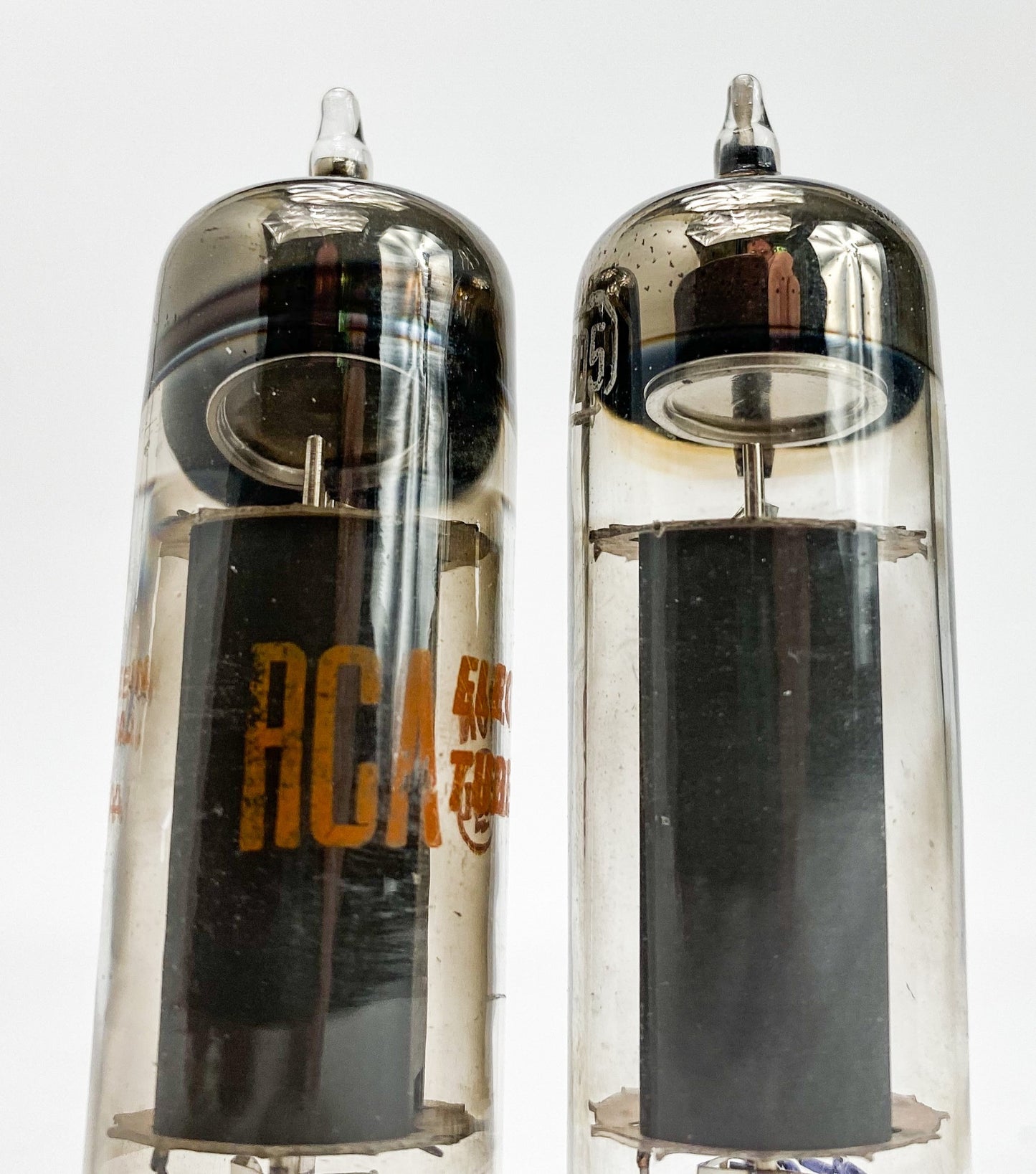 RCA 6BQ5 Grey Plate Halo Getter Matched Vacuum Tubes