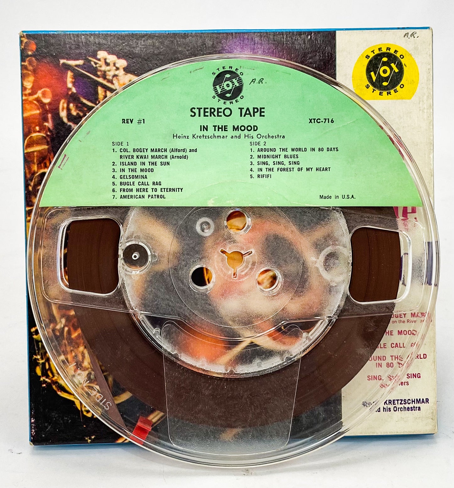 Heinz Kretzschmar In The Mood Reel to Reel Tape 7 1/2 IPS Vox Ampex