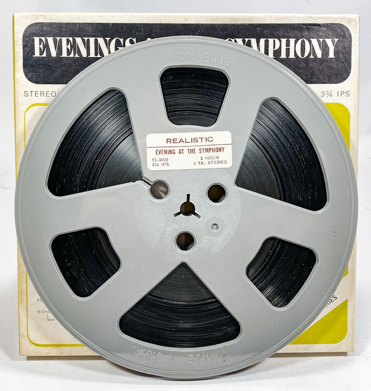 Evenings At The Symphony Compilation Reel to Reel Tape 3 3/4 IPS Realistic