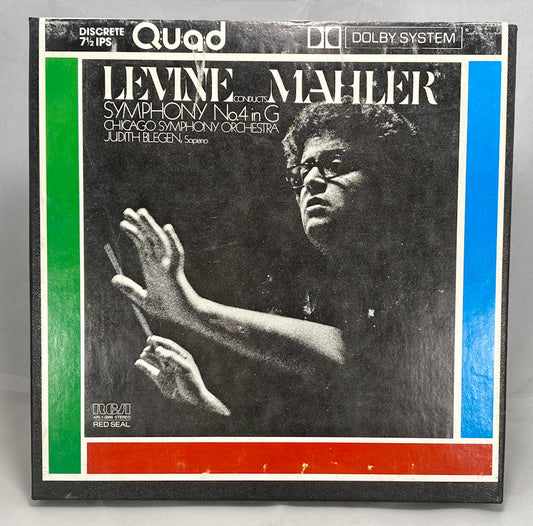 Mahler Symphony No 4 In G by James Levine Quad Reel Tape 7 1/2 IPS RCA Dolby