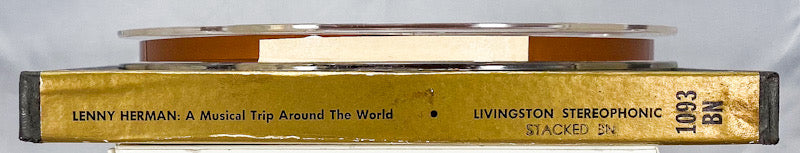 Musical Trip Around The World Lenny Herman Reel to Reel Tape 7.5" Two Track New