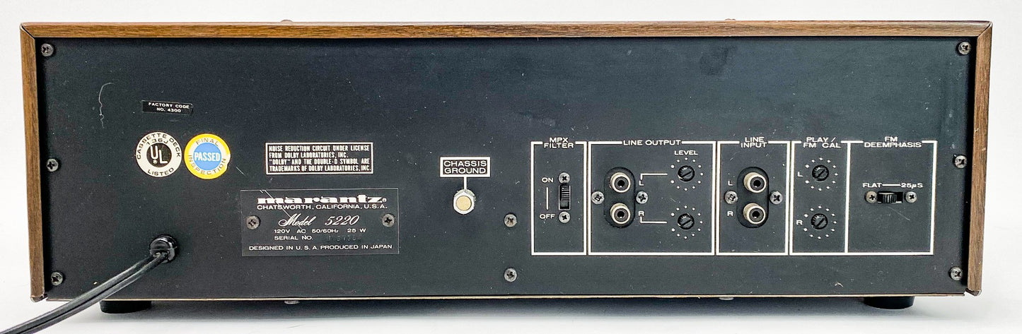 Marantz 5020 Stereo Cassette Deck