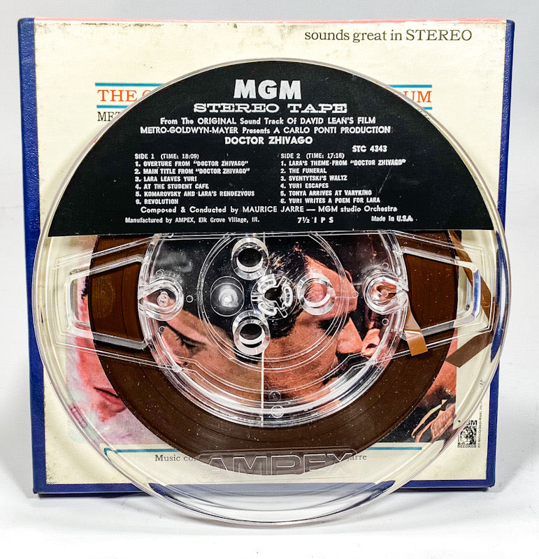 Doctor Zhivago Original Soundtrack Reel to Reel Tape 7 1/2 IPS MGM