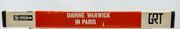 In Paris by Dionne Warwick Reel to Reel Tape 3 3/4 IPS Scepter