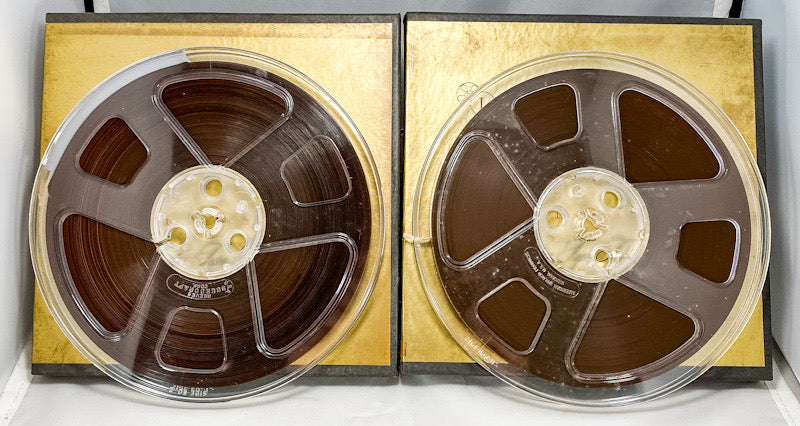 Music In Motion 1 and 2 Lenny Herman Reel to Reel Tape 7.5" Livingston Two Track