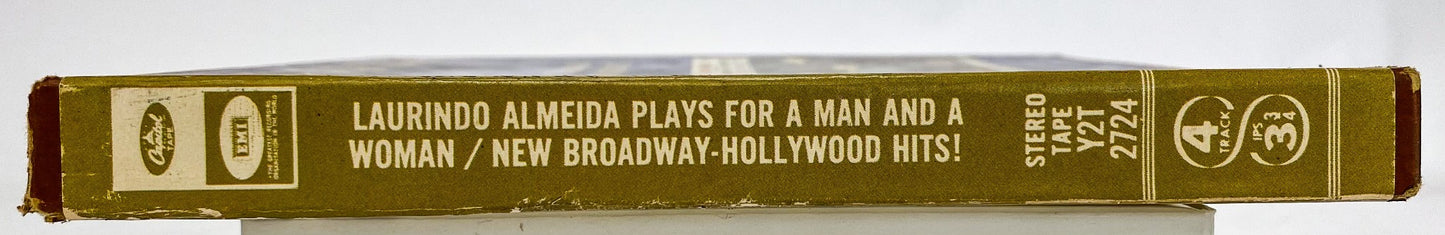 Laurindo Almeida Plays For A Man And His Woman Reel to Reel Tape 3 3/4 IPS