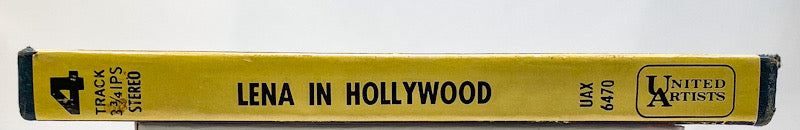 Lena In Hollywood by Lena Horne Reel to Reel Tape 3 3/4 IPS United