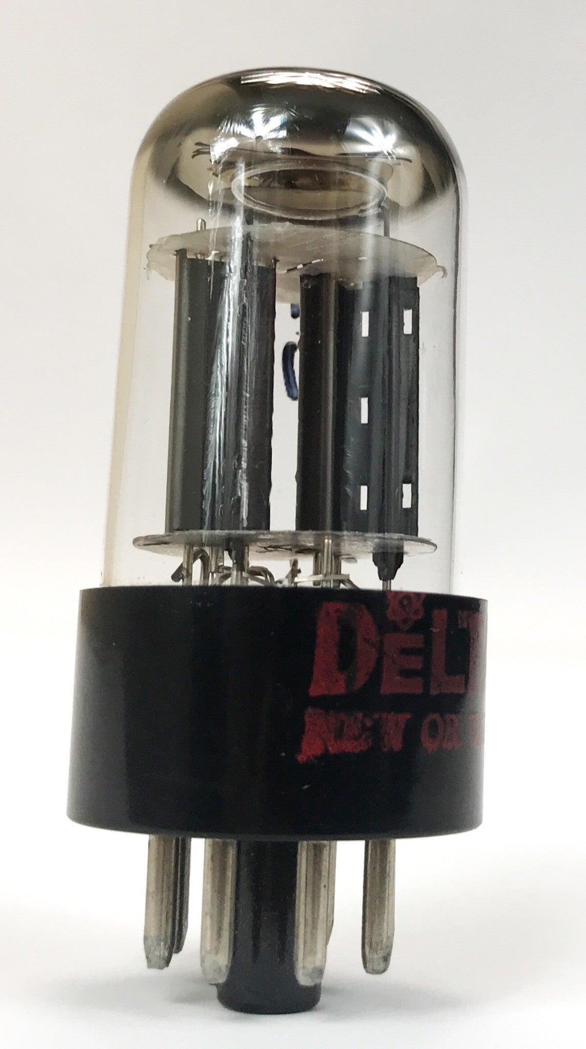 Delta 6SN7GTB Black Plate "O" Getter Balanced Vacuum Tube