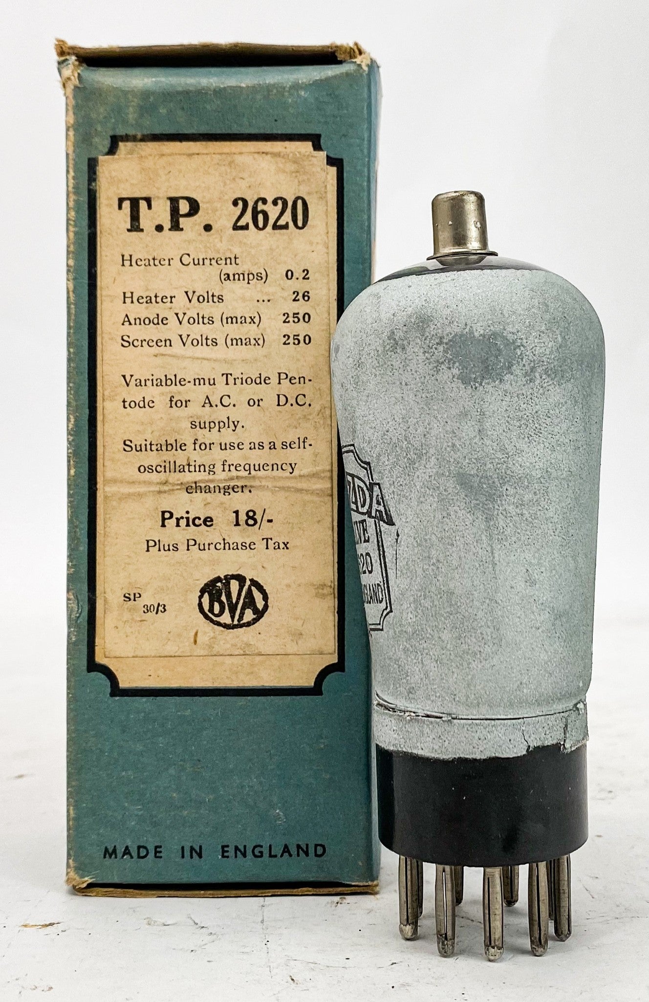 Mazda TP2620 Vacuum Tube Made In England NIB*