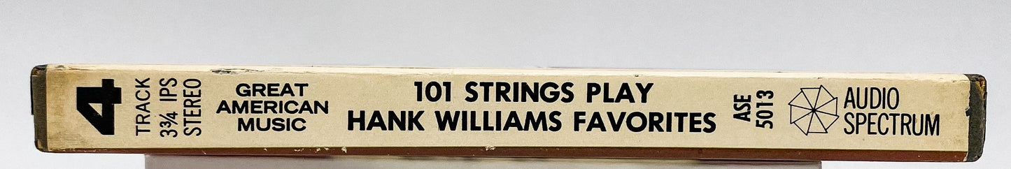101 Strings Play Hank Williams Favorites Reel to Reel Tape 3 3/4 IPS Audio Spect