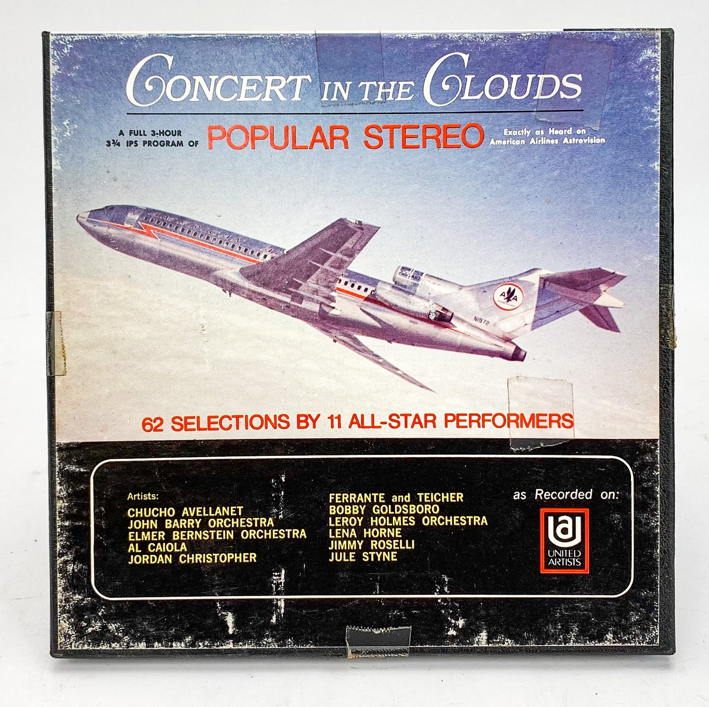 American Airlines Popular Program No. 20 Reel to Reel Tape 3 3/4 IPS United