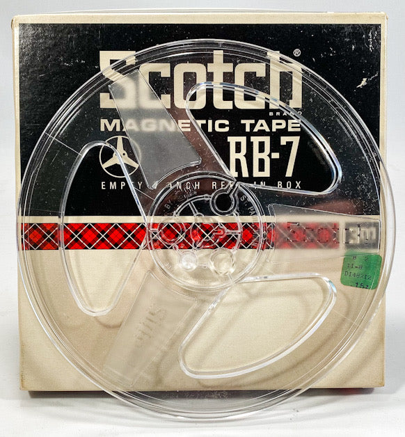 3M Scotch Empty 7" Reel To Reel Tape In Box RB-7 Professional