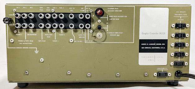 JBL SG520 Graphic Controller Preamplifier