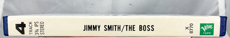 The Boss Jimmy Smith Reel to Reel Tape 3 3/4 IPS Verve