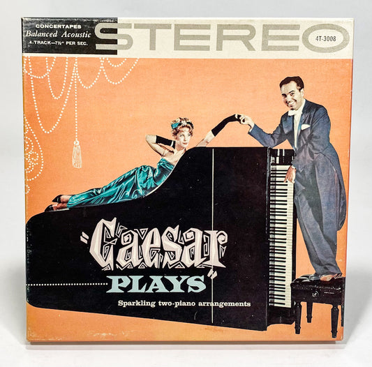 Caesar Plays by Caesar Giovannini Reel to Reel Tape 7 1/2 IPS Concertape
