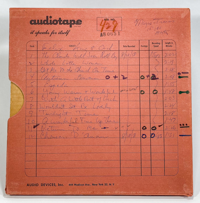 Felix King Orchestra Master 15 IPS 10.5" Audiotape Reel to Reel Tape 429