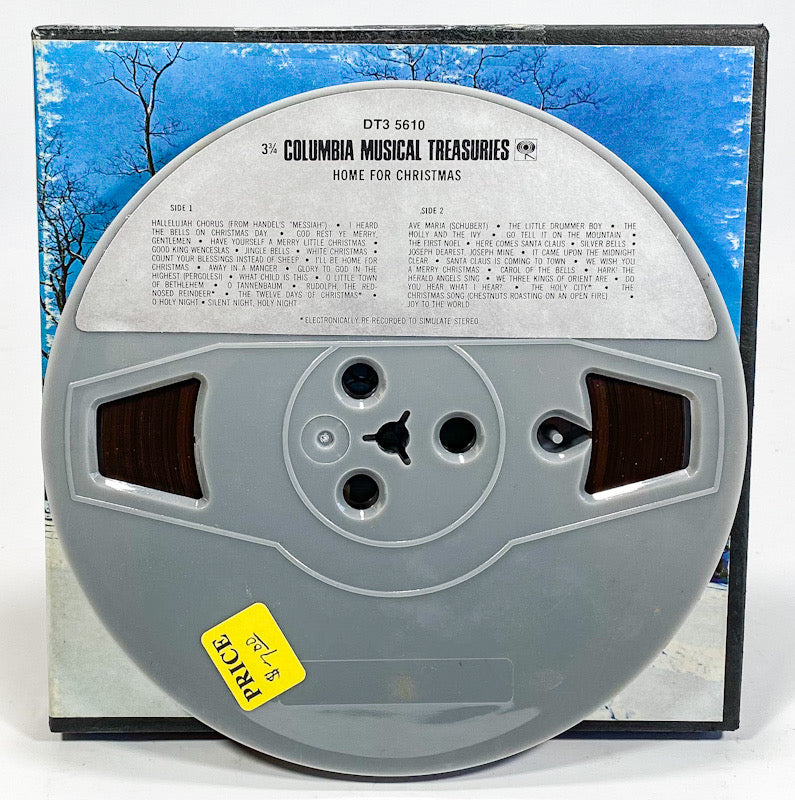 Home For Christmas Reel to Reel Tape 3 3/4 IPS Columbia