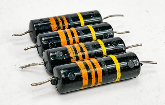 Sprague 0.033 uf 400 Volt Bumblebee Paper In Oil Capacitors From McIntosh Gear