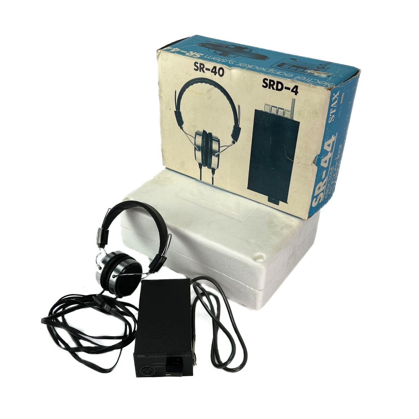 Stax SR-44 SR-40 SRD-4 Electrostatic Electret Headphones