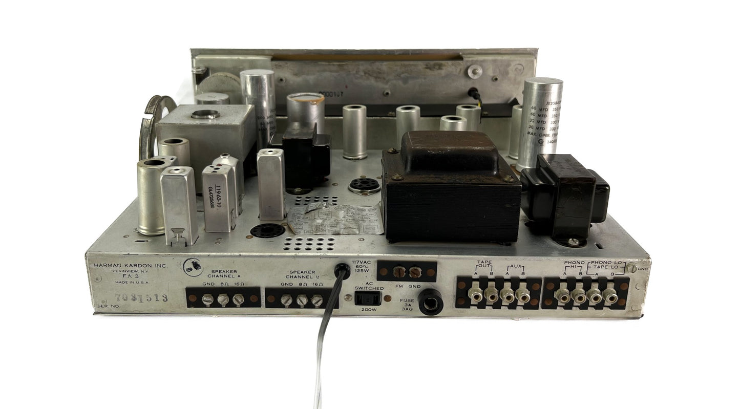 Harman Kardon FA3000X Vacuum Tube Receiver Amplifier For Parts / Repair