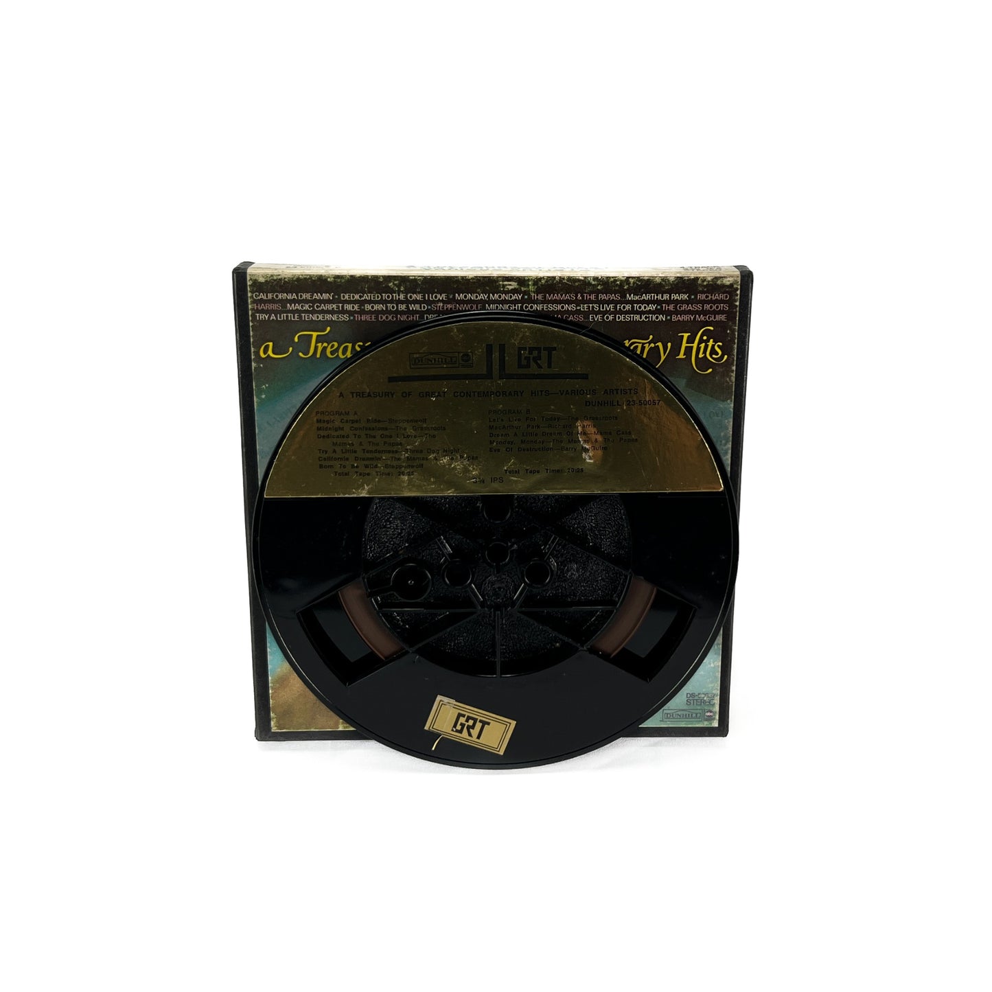 A Treasury Of Great Contemporary Hits Reel to Reel Tape 3 3/4 IPS Dunhill