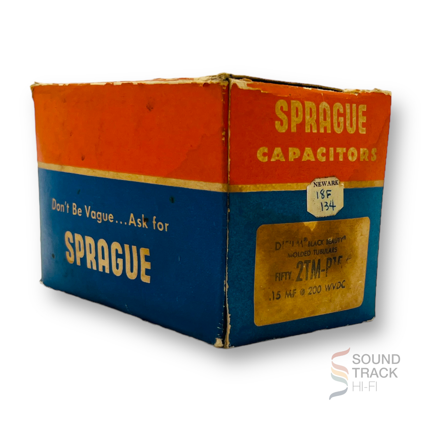 Sprague 0.15 uf 200 VDC Black Beauty Capacitors Case of 25