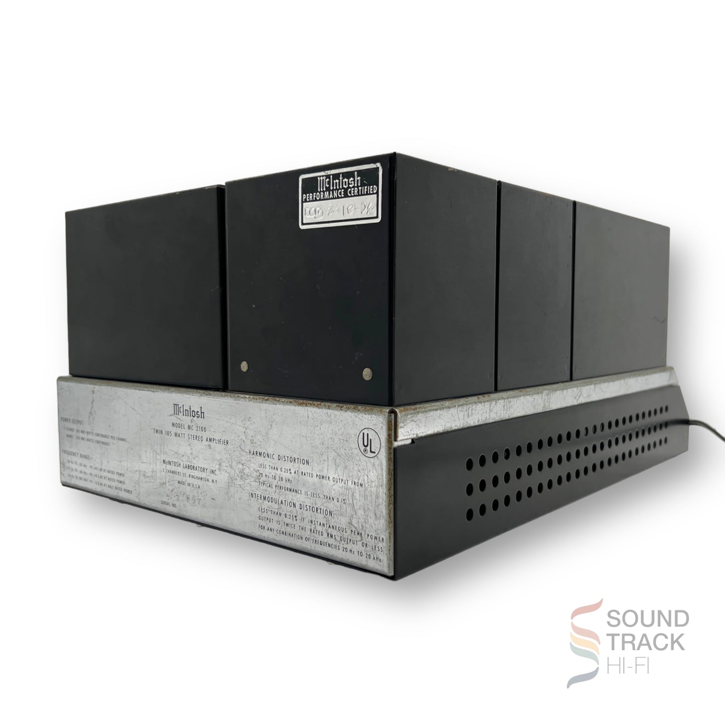 McIntosh MC2100 105 Watt Stereo Power Amplifier