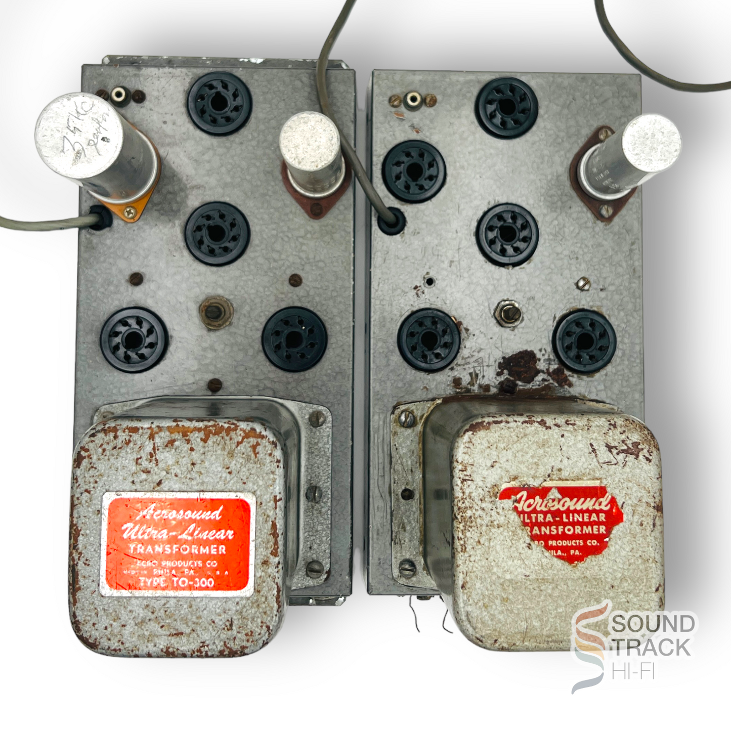 Heathkit W-3M Vacuum Tube Amplifiers w Acrosound TO-300 Ultralinear Transformers