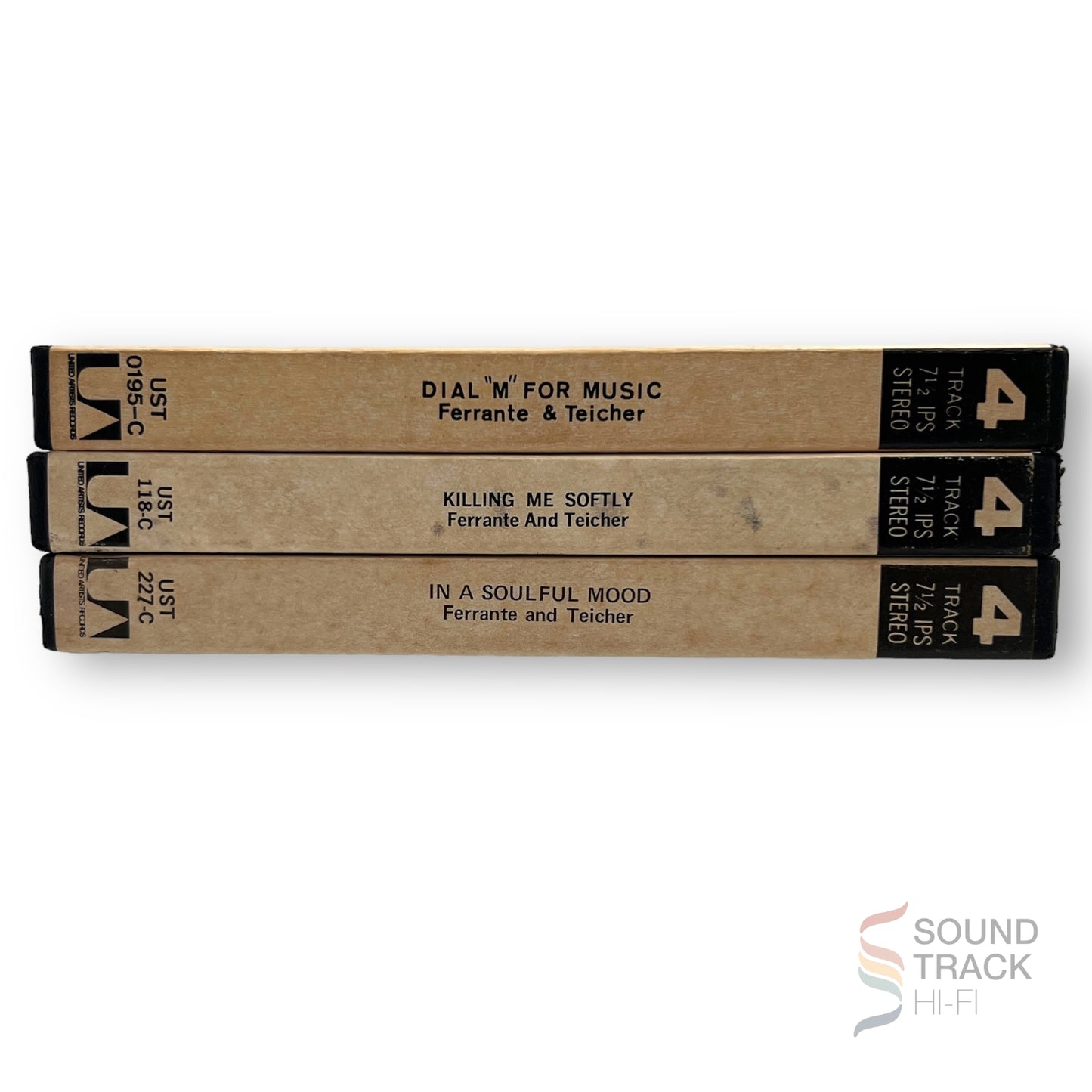 Dial M For Music Killing Me Softly by Ferrante & Teicher Reel Tape Lot of 3