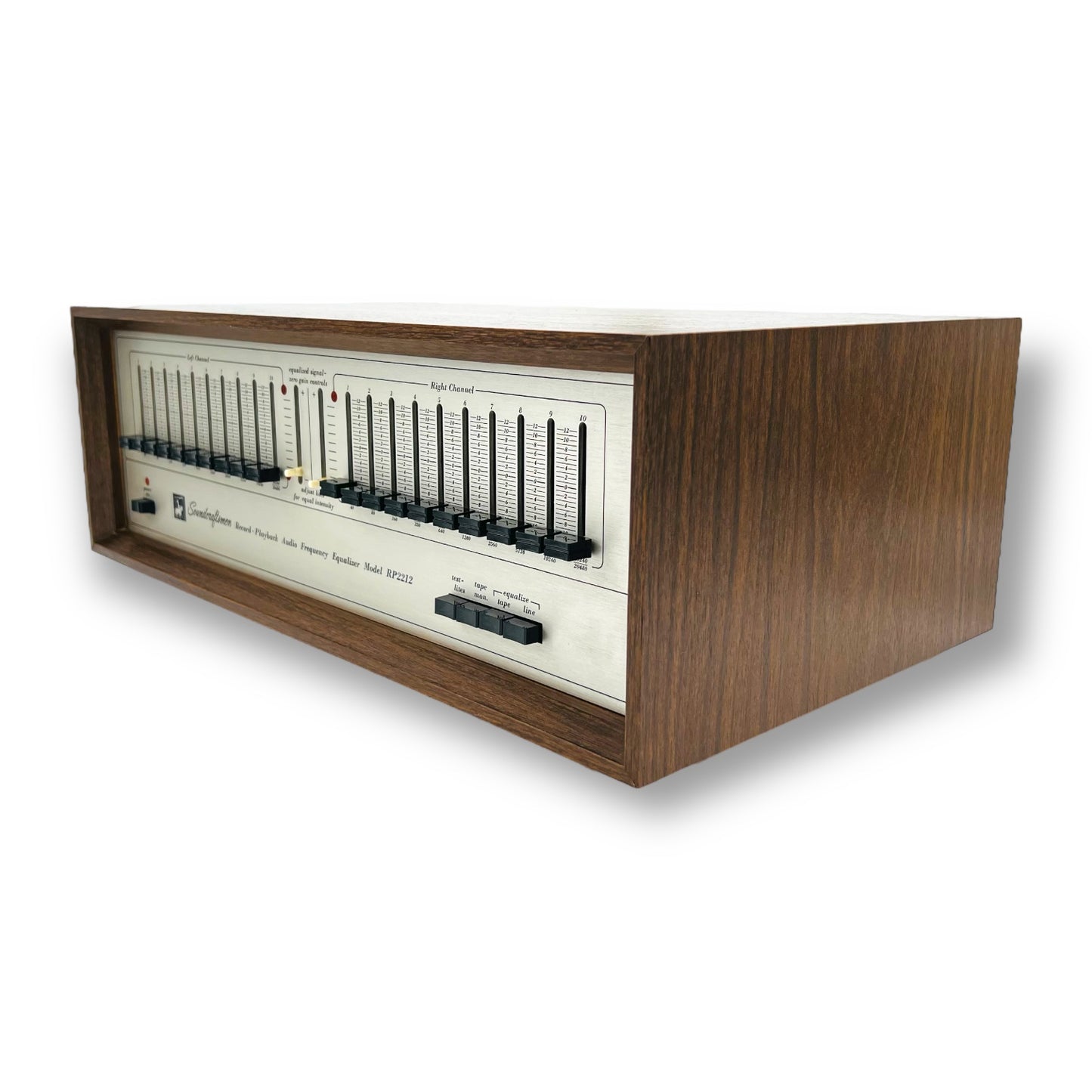 Soundcraftsman RP2212 Stereo Graphic Equalizer with Wood Case