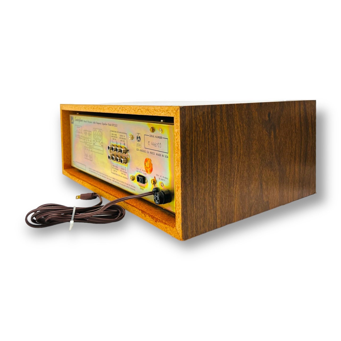 Soundcraftsman RP2212 Stereo Graphic Equalizer with Wood Case