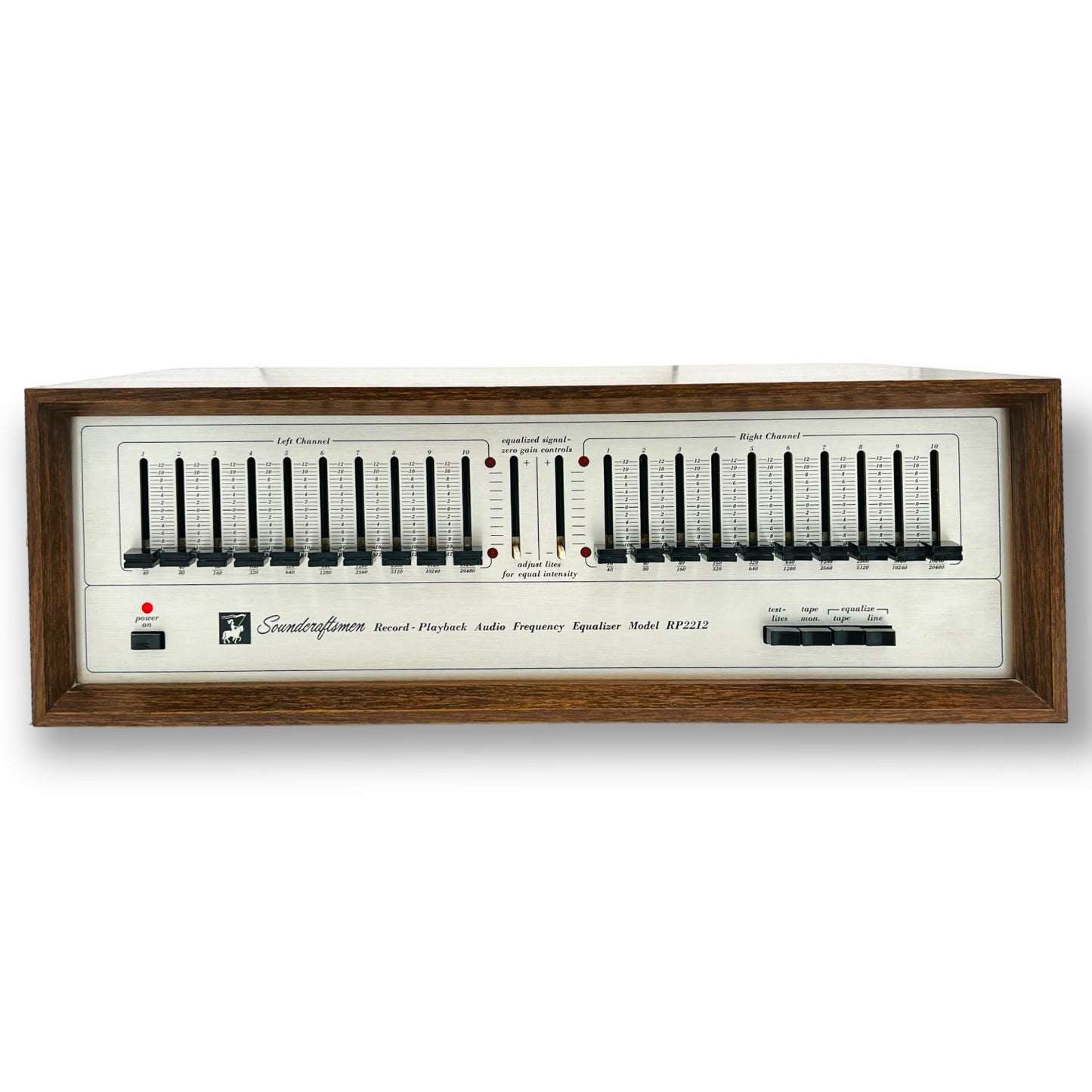 Soundcraftsman RP2212 Stereo Graphic Equalizer with Wood Case