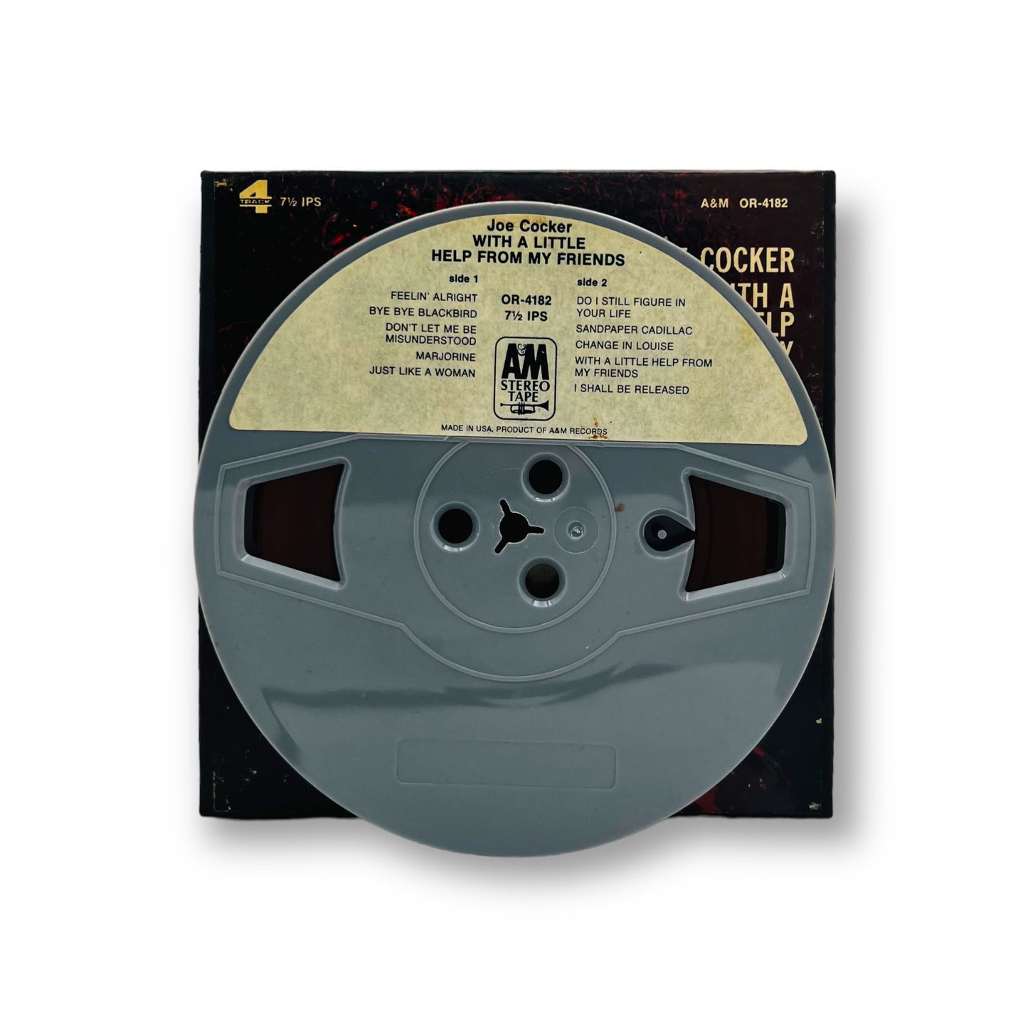 With A Little Help From My Friends Joe Cocker Reel to Reel Tape 7 1/2 IPS A&M