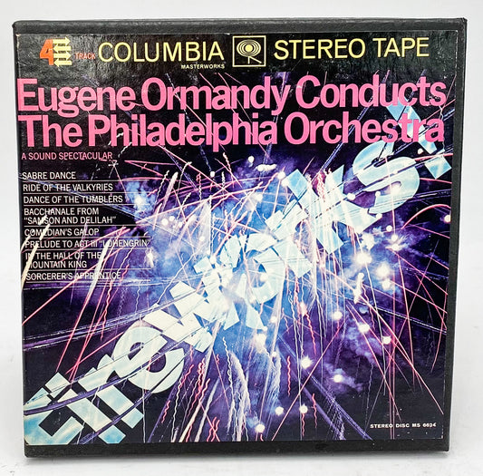 Fireworks! Ormandy Philadelphia Orchestra Reel to Reel Tape 7 1/2 IPS Columbia