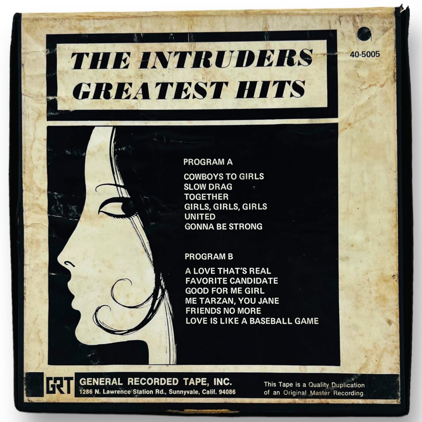 Greatest Hits The Intruders Reel to Reel Tape 3 3/4 IPS Gamble