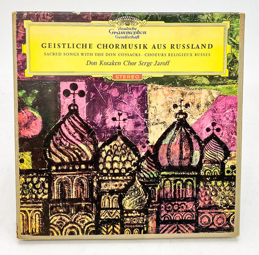 Sacred Songs By Don Cossack Choir Reel to Reel Tape 7 1/2 IPS Deutsche