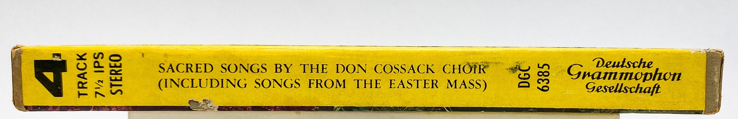 Sacred Songs By Don Cossack Choir Reel to Reel Tape 7 1/2 IPS Deutsche