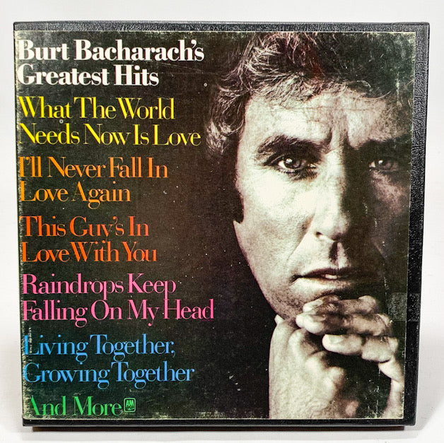 Greatest Hits Burt Bacharach Reel to Reel Tape 3 3/4 IPS A&M ...