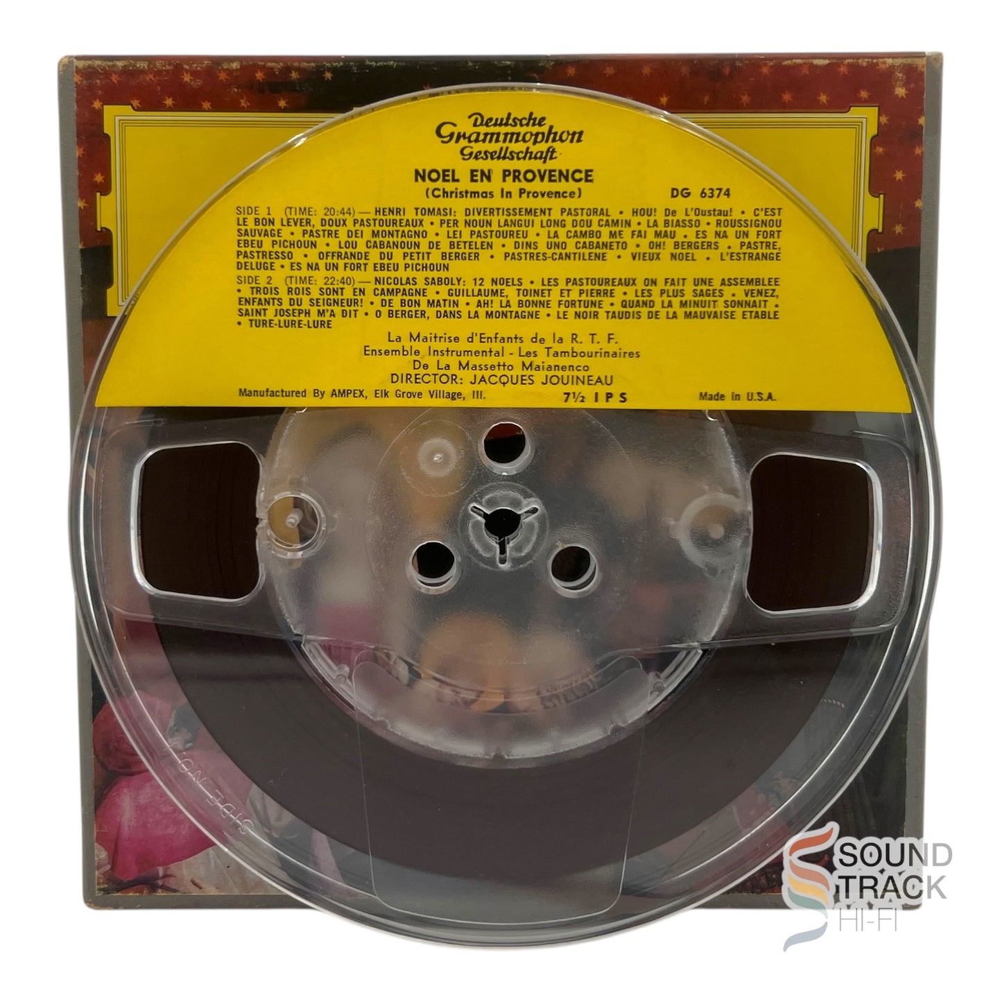 Christmas In Provence Divertissment Pastoral 12 Carol 7.5 IPS Reel Tape Deutsche