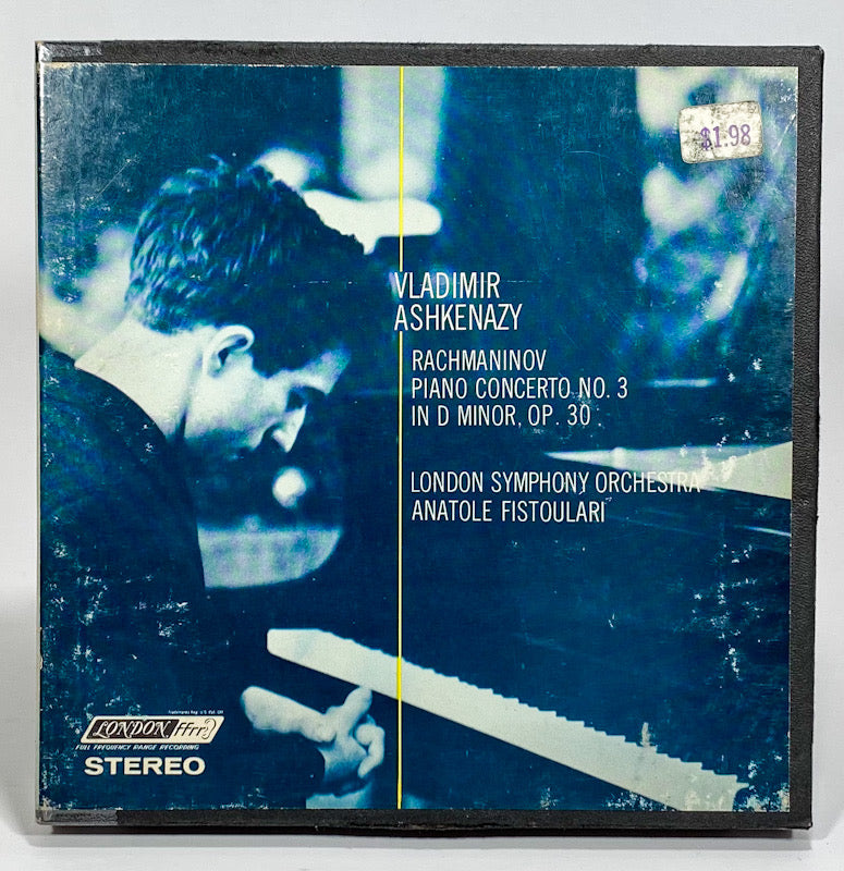 Rachmaninov Tchaikovsky Ashkenazy Maazel Reel to Reel Tape 7 1/2 IPS London