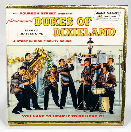 On Bourbon Street Dukes Of Dixieland Reel to Reel Tape Audio Fidelity Two Track