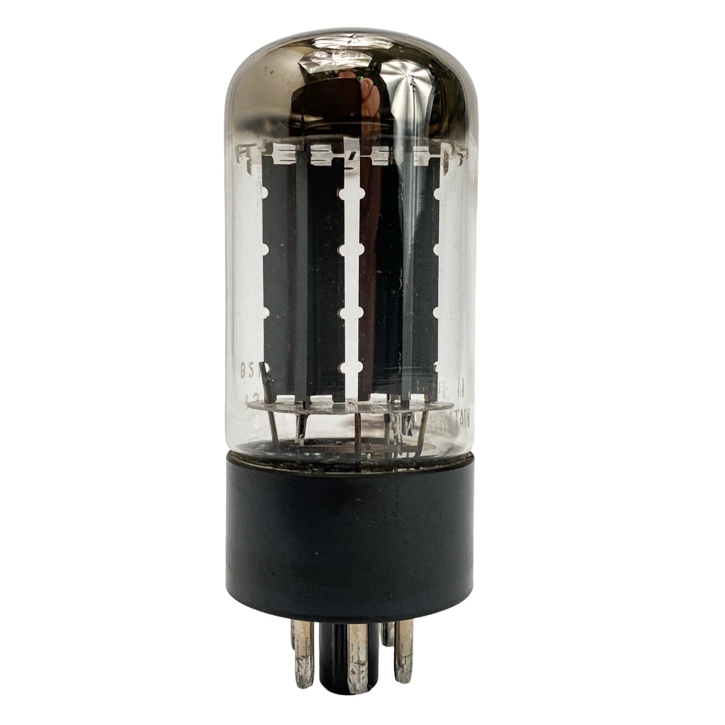 Mullard 5AR4 / GZ34 Grey Plate Dual Top O Getter 4 Notch Vacuum Tube