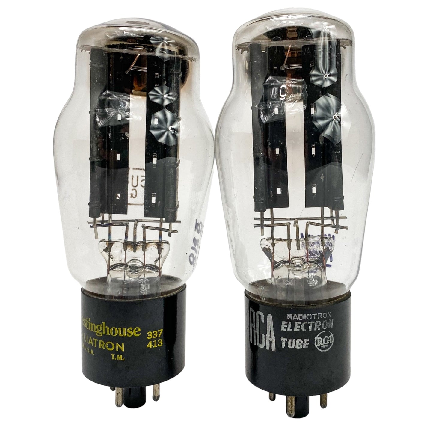 RCA 5U4G Black Plate Hanging D Getter Balanced and Matched Vacuum Tubes