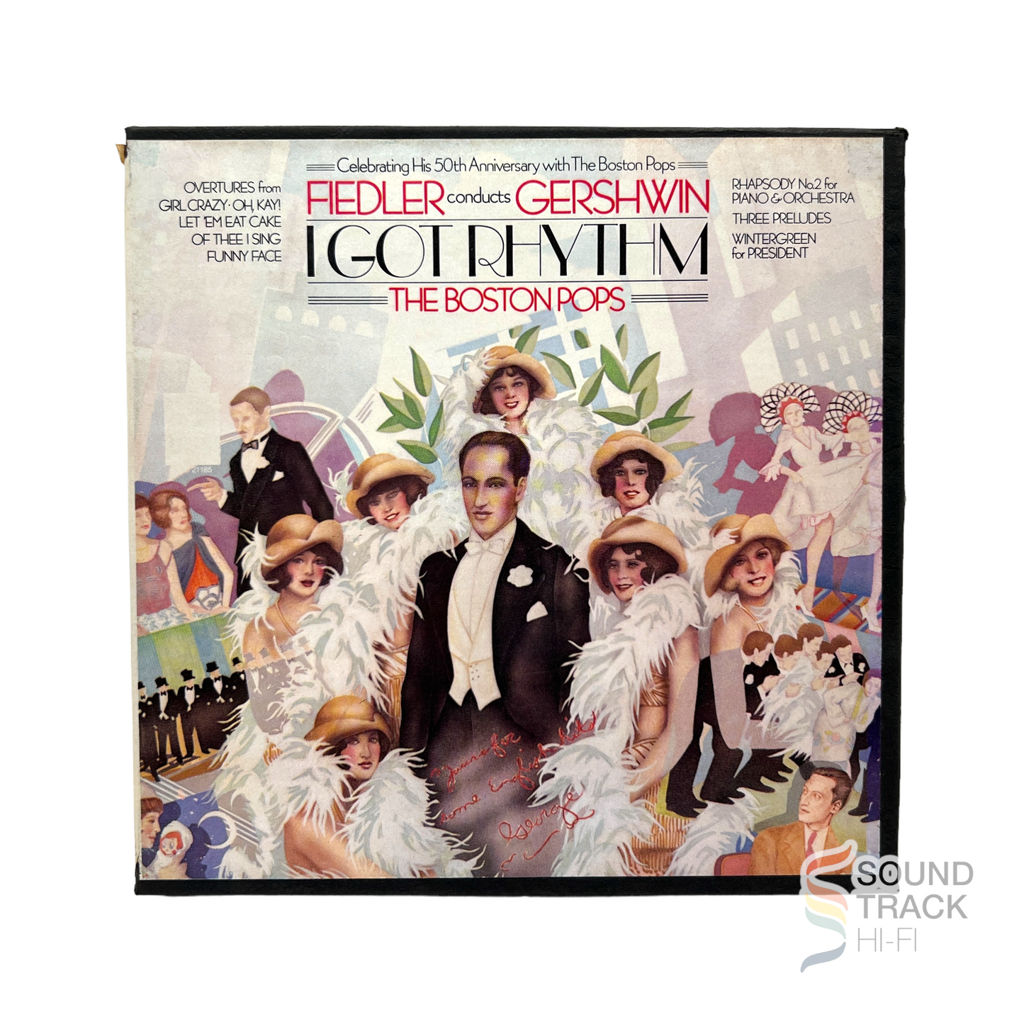 Fiedler Conducts Gershwin I Got Rhythm Boston Pops 7 1/2 IPS Reel Tape London